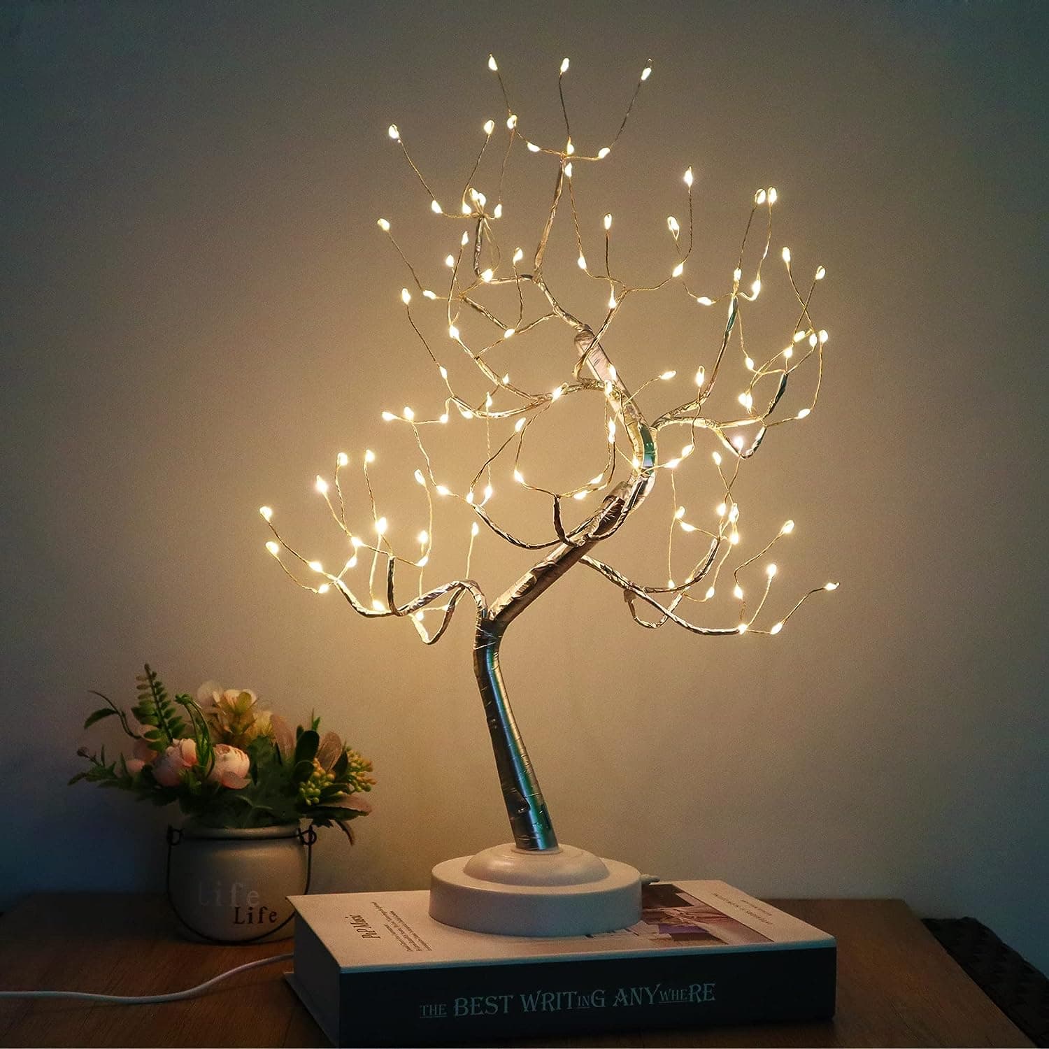 108 LED Birch Fairy Lamp of 8 Modes, USB/Battery, Home Decor thumbnail 7