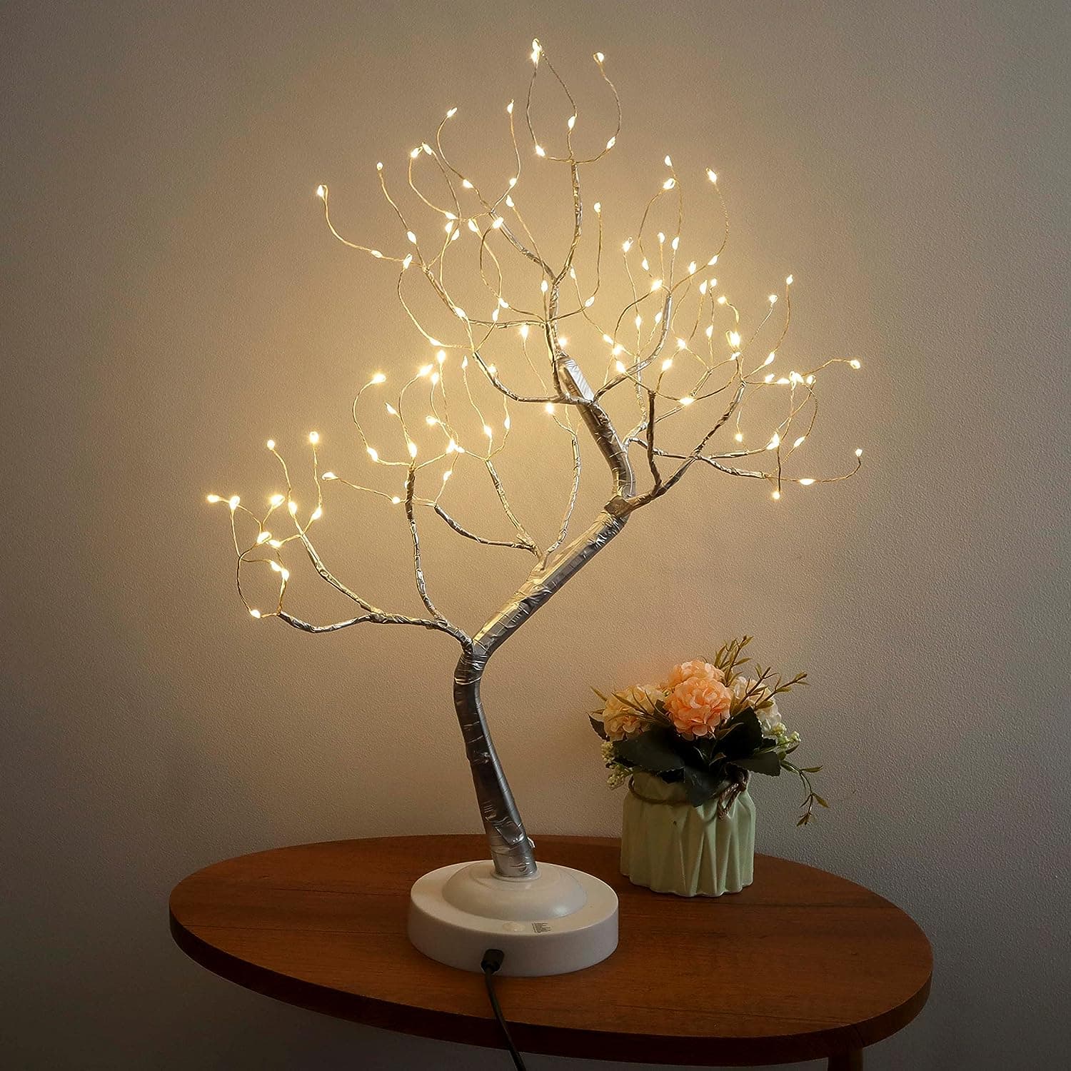 108 LED Birch Fairy Lamp of 8 Modes, USB/Battery, Home Decor thumbnail 8
