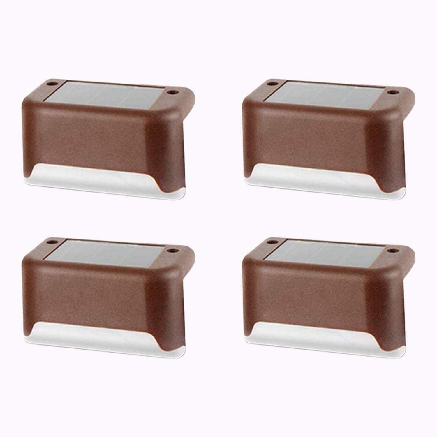 4-Piece Solar Waterproof Garden, Stair & Railing Lights thumbnail 5