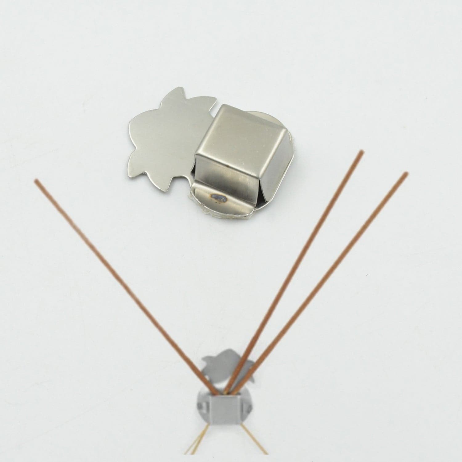 Stainless Steel Agarbatti Stand (12 Pack): Self-Adhesive, Wall Mounted thumbnail 6