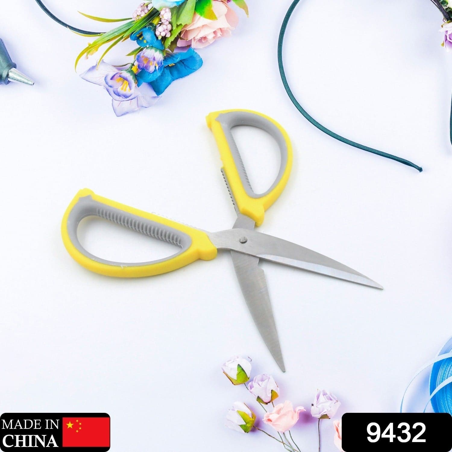Large Multipurpose Scissors: Comfort Grip & Precision Cuts (1 Pc) thumbnail 2