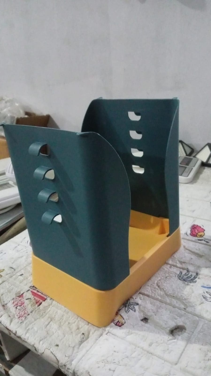 Expandable Trash Can (1 Pc): Plastic, Large Capacity, Kitchen & Bathroom thumbnail 9