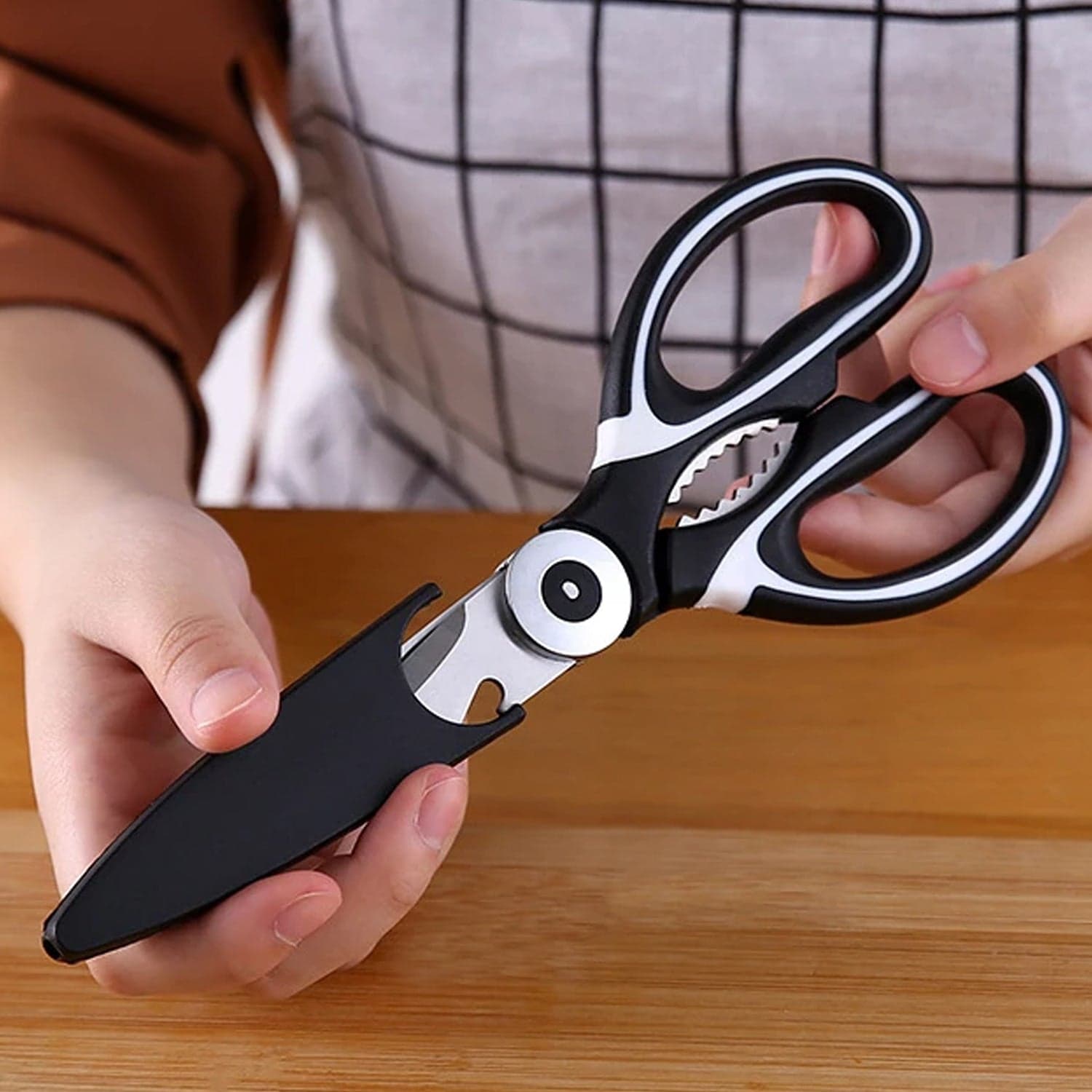 3-in-1 Multi-Function Kitchen Tool for Veggies, Fruit, Cheese & Meat with Bottle Opener thumbnail 1