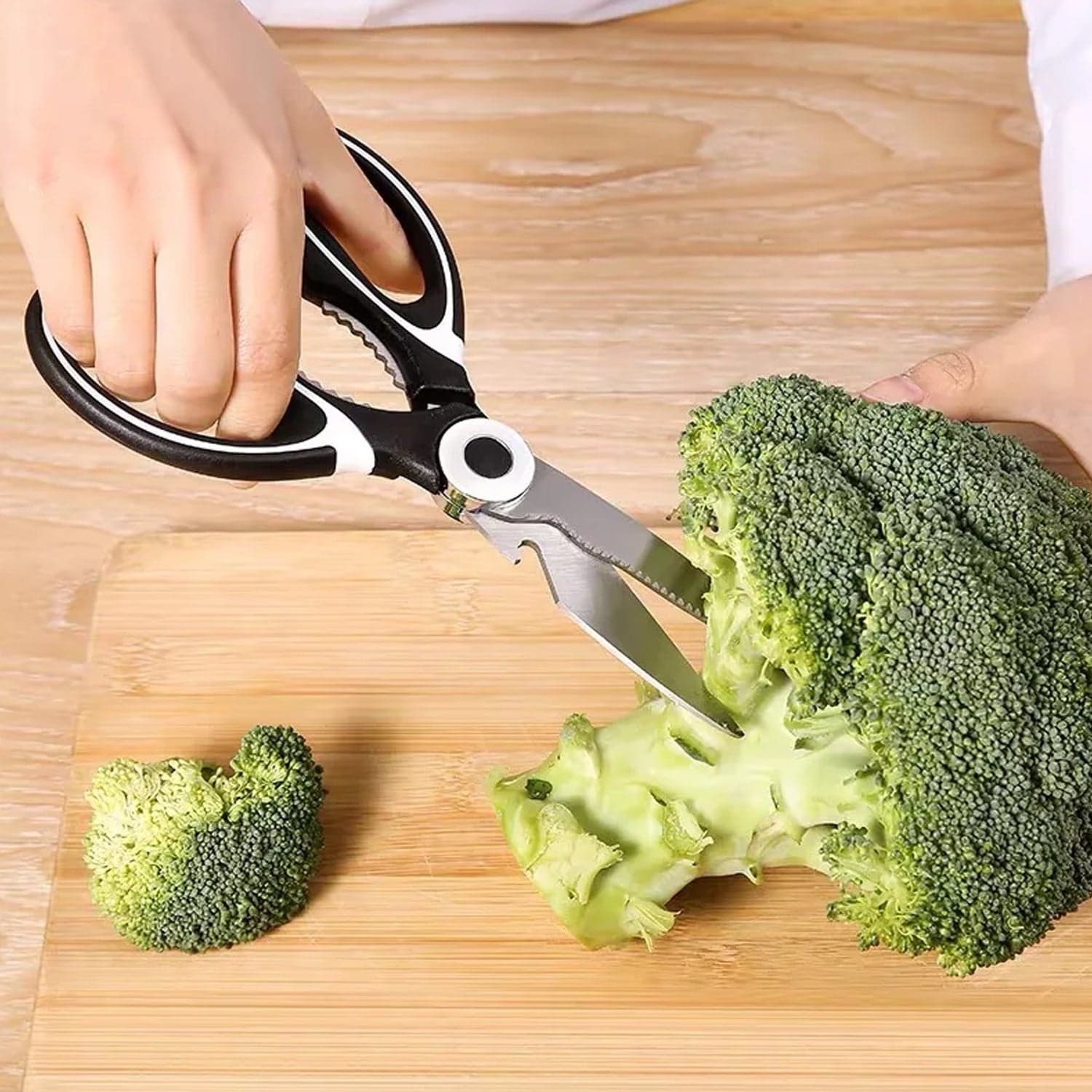 3-in-1 Multi-Function Kitchen Tool for Veggies, Fruit, Cheese & Meat with Bottle Opener thumbnail 4