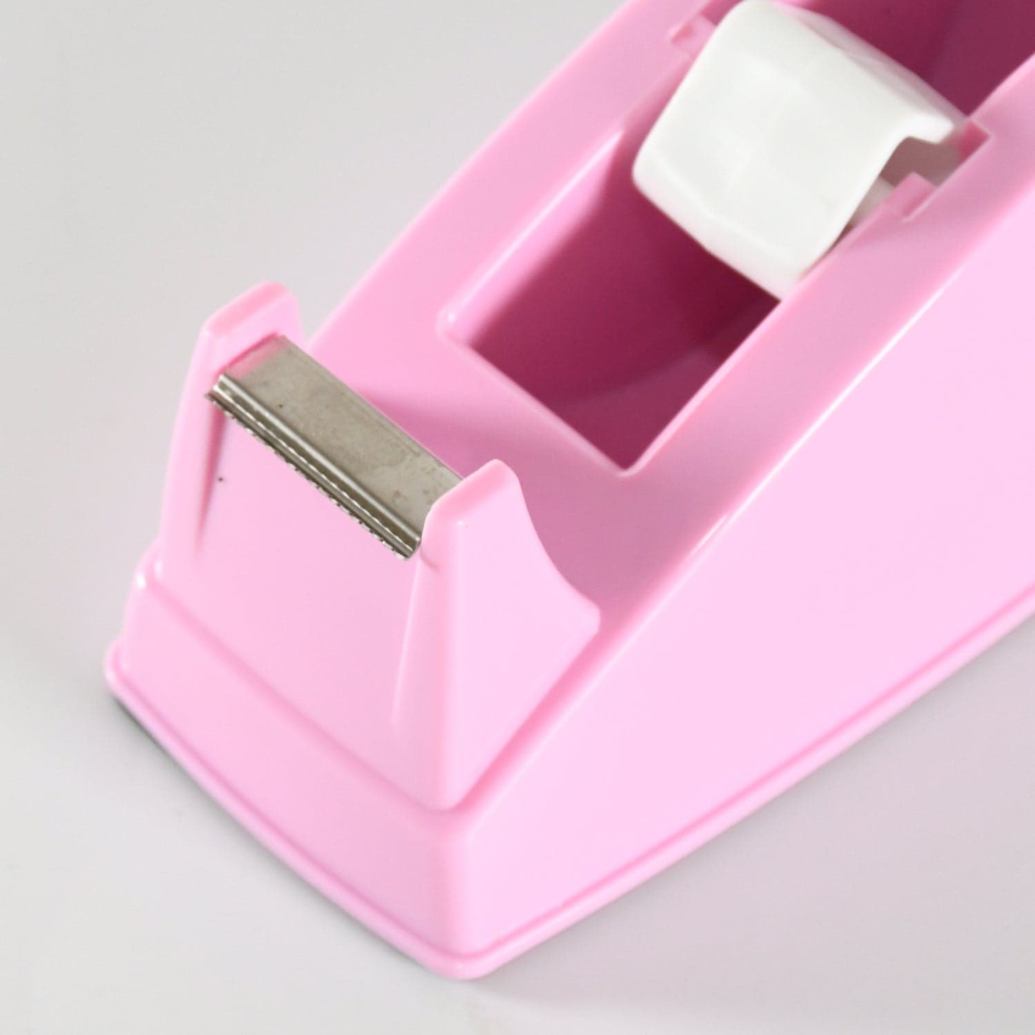 Plastic Tape Dispenser Cutter For Home Office Use, Tape Dispenser For Stationary, Tape Cutter Packaging Tape School Supplies (1 Pc / 300 Gm) thumbnail 6