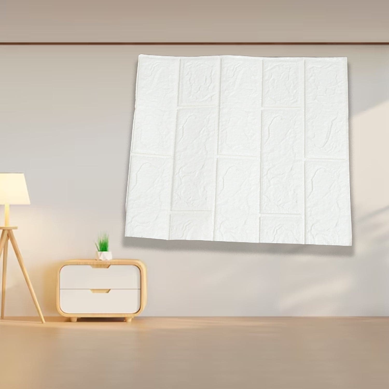 3D Adhesive wallpaper for living room. Room Wall Paper Home Decor Self Adhesive Wallpaper Mix Color & Design / 1 Pc) thumbnail 1
