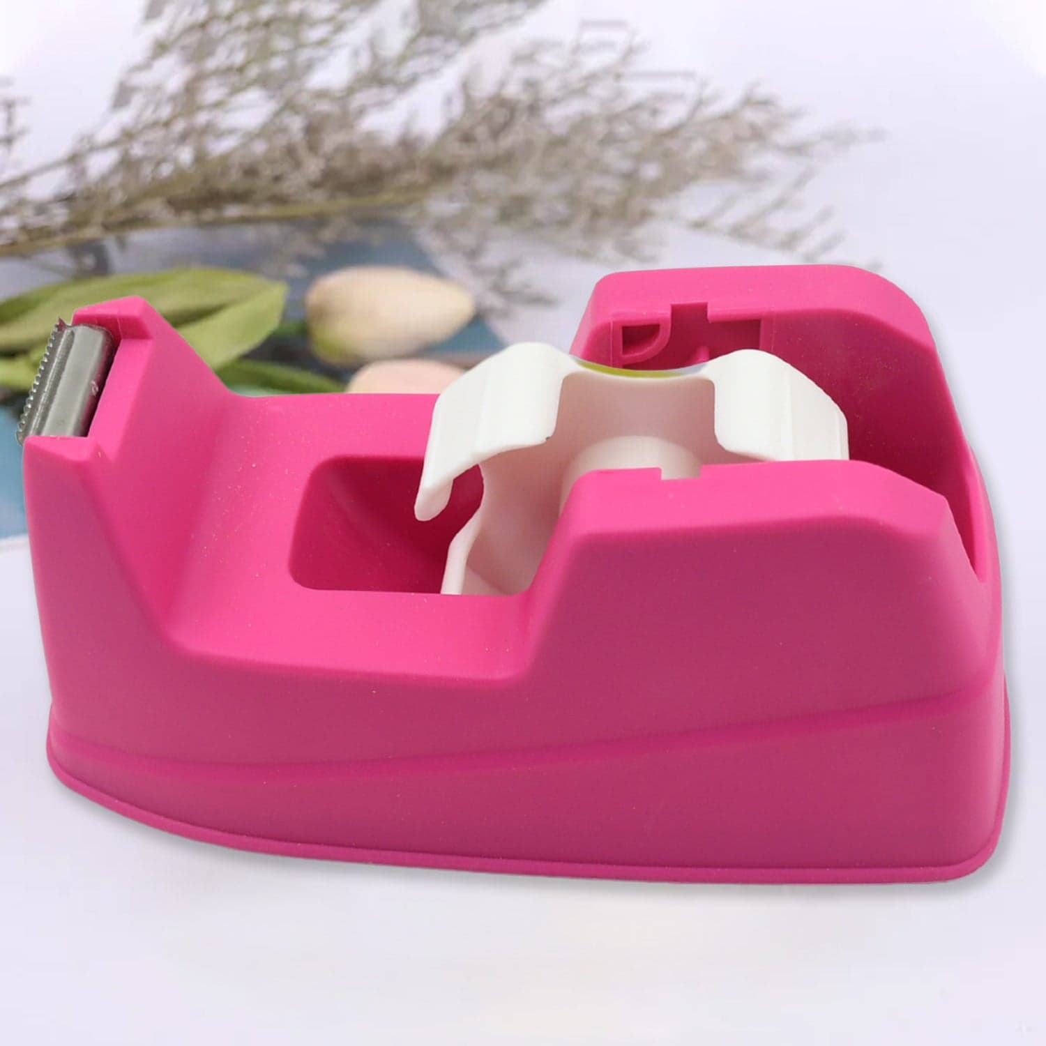 Plastic Tape Dispenser Cutter For Home Office Use, Tape Dispenser For Stationary, Tape Cutter Packaging Tape (1 Pc / 631 Gm) thumbnail 3