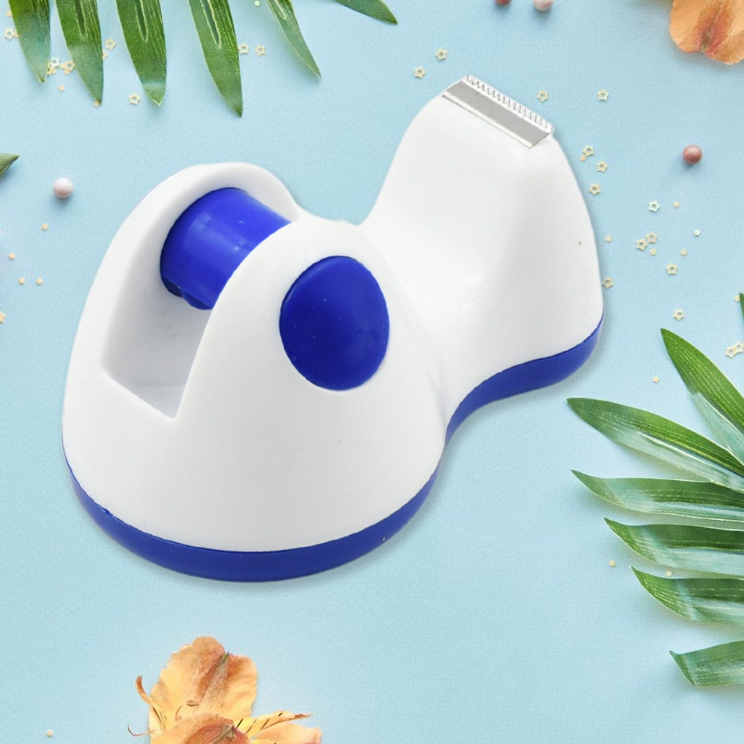 Plastic Tape Dispenser Cutter For Home Office Use, Tape Dispenser For Stationary, Tape Cutter Packaging Tape School Supplies (1 Pc / 213 Gm) thumbnail 3