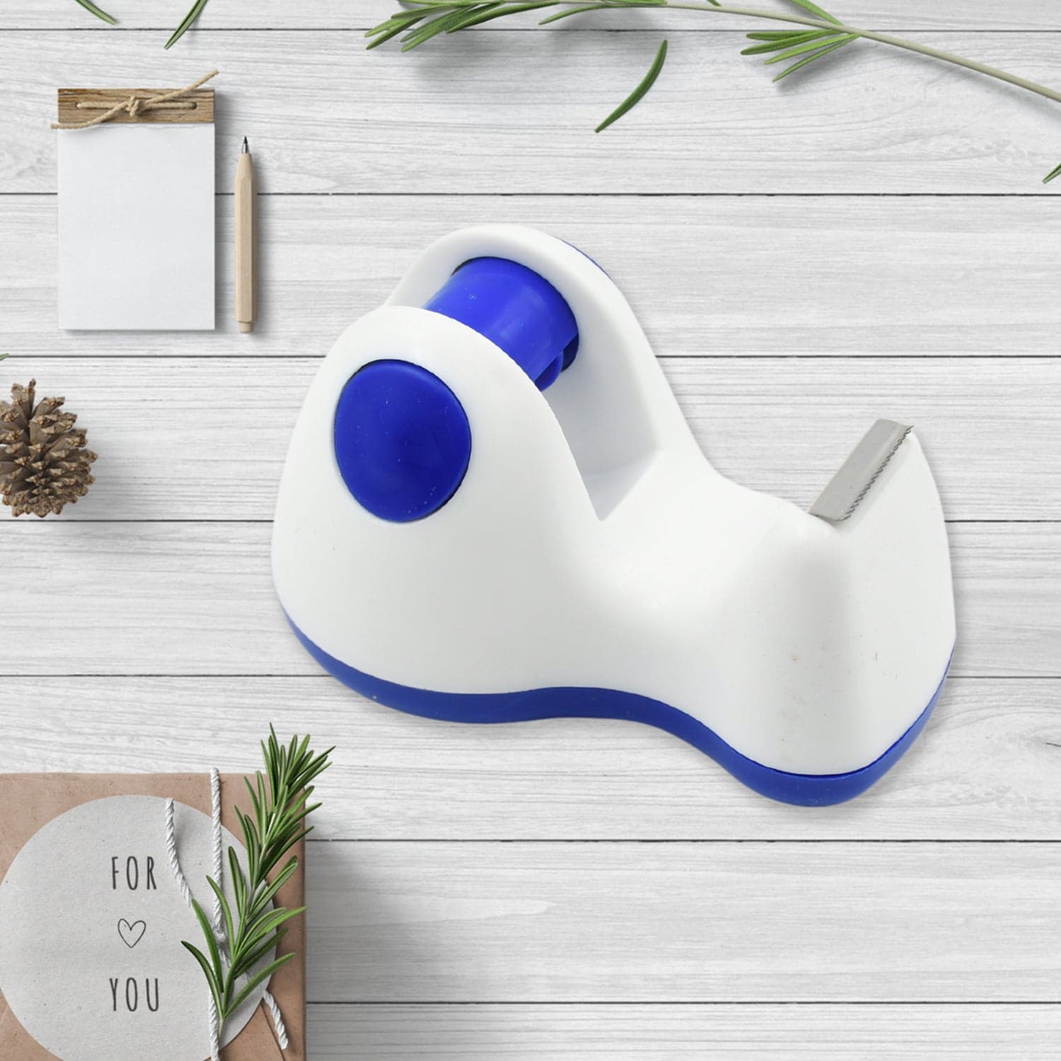 Plastic Tape Dispenser Cutter For Home Office Use, Tape Dispenser For Stationary, Tape Cutter Packaging Tape School Supplies (1 Pc / 213 Gm) thumbnail 6
