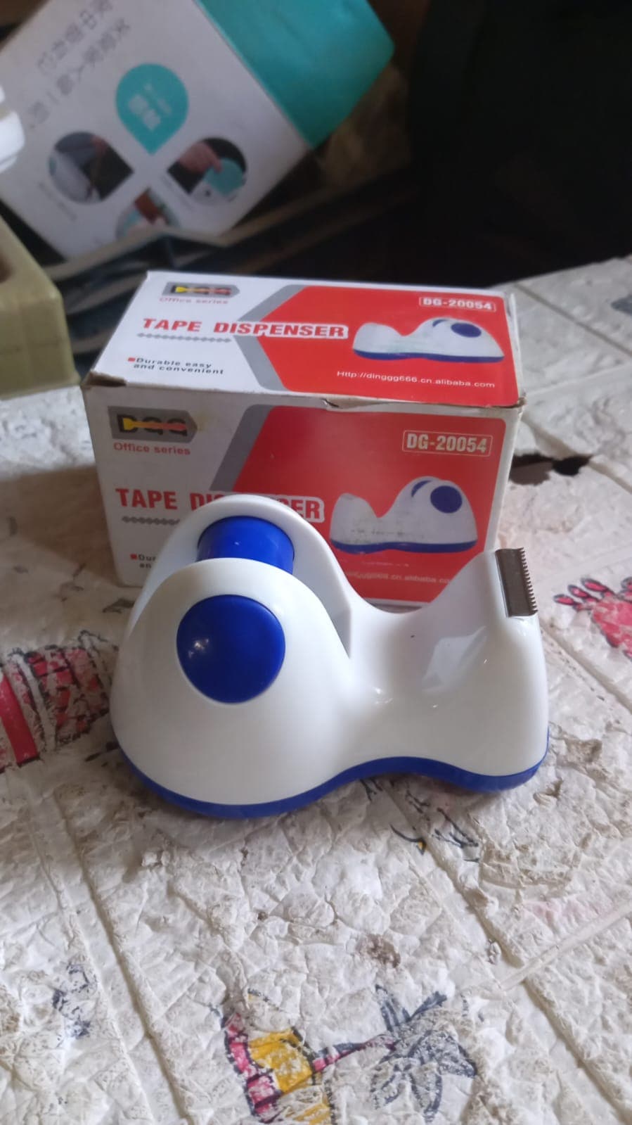 Plastic Tape Dispenser Cutter For Home Office Use, Tape Dispenser For Stationary, Tape Cutter Packaging Tape School Supplies (1 Pc / 213 Gm) thumbnail 7