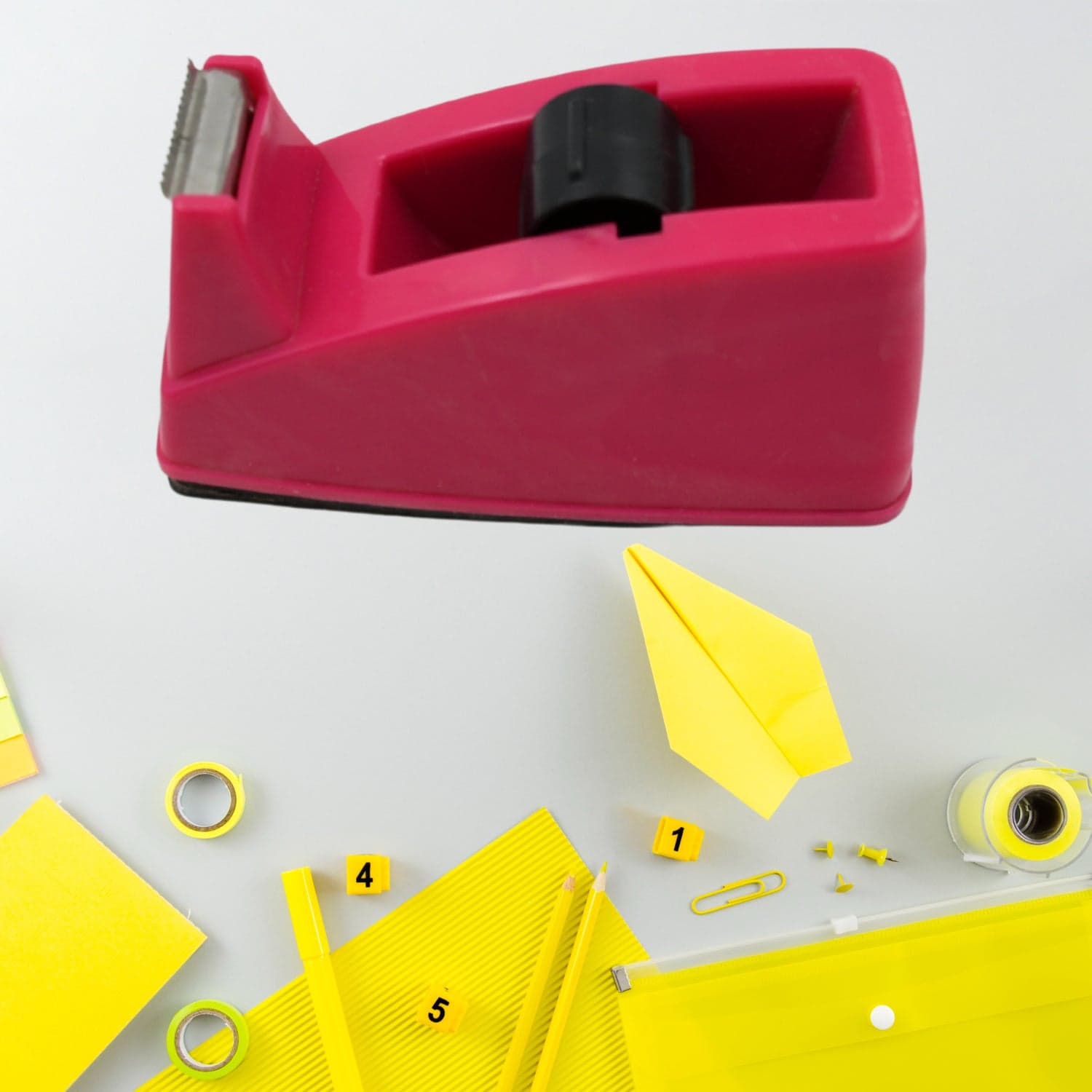Plastic Tape Dispenser & Cutter for Home, Office & School (1 pc / B Grade) thumbnail 5