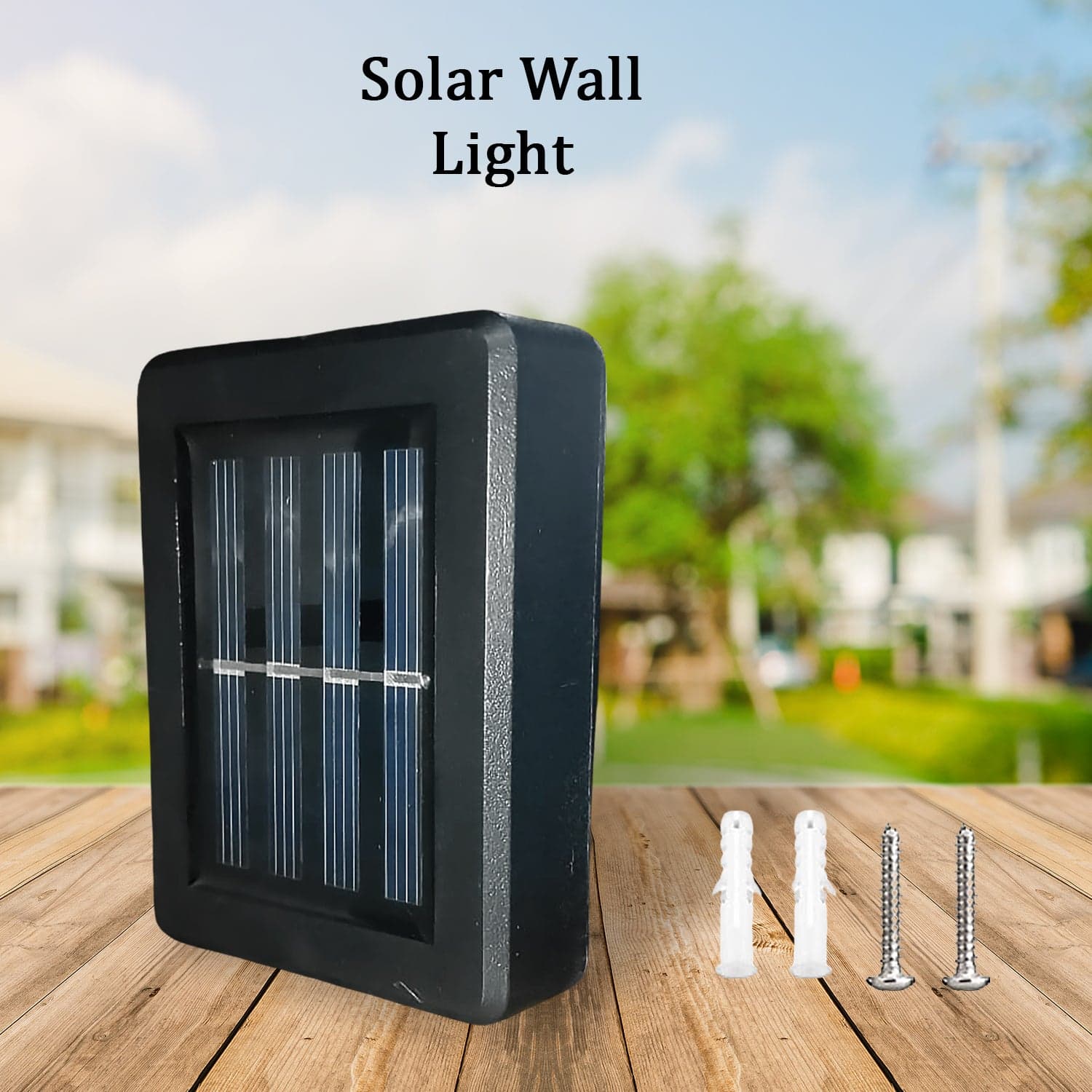 Solar Wall Lights Small Fence Lights Solar Powered Up Down LED Porch Light Garden Lights Outdoor Solar Landscape Lights WaterProof Light (1 Pc) thumbnail 3