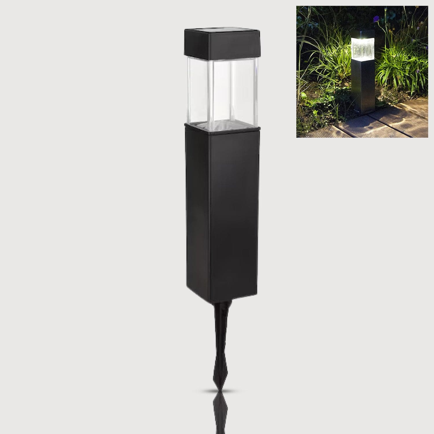 Big Garden Solar Light, Outdoor Garden Park Driveway Light (1 Pc) thumbnail 1