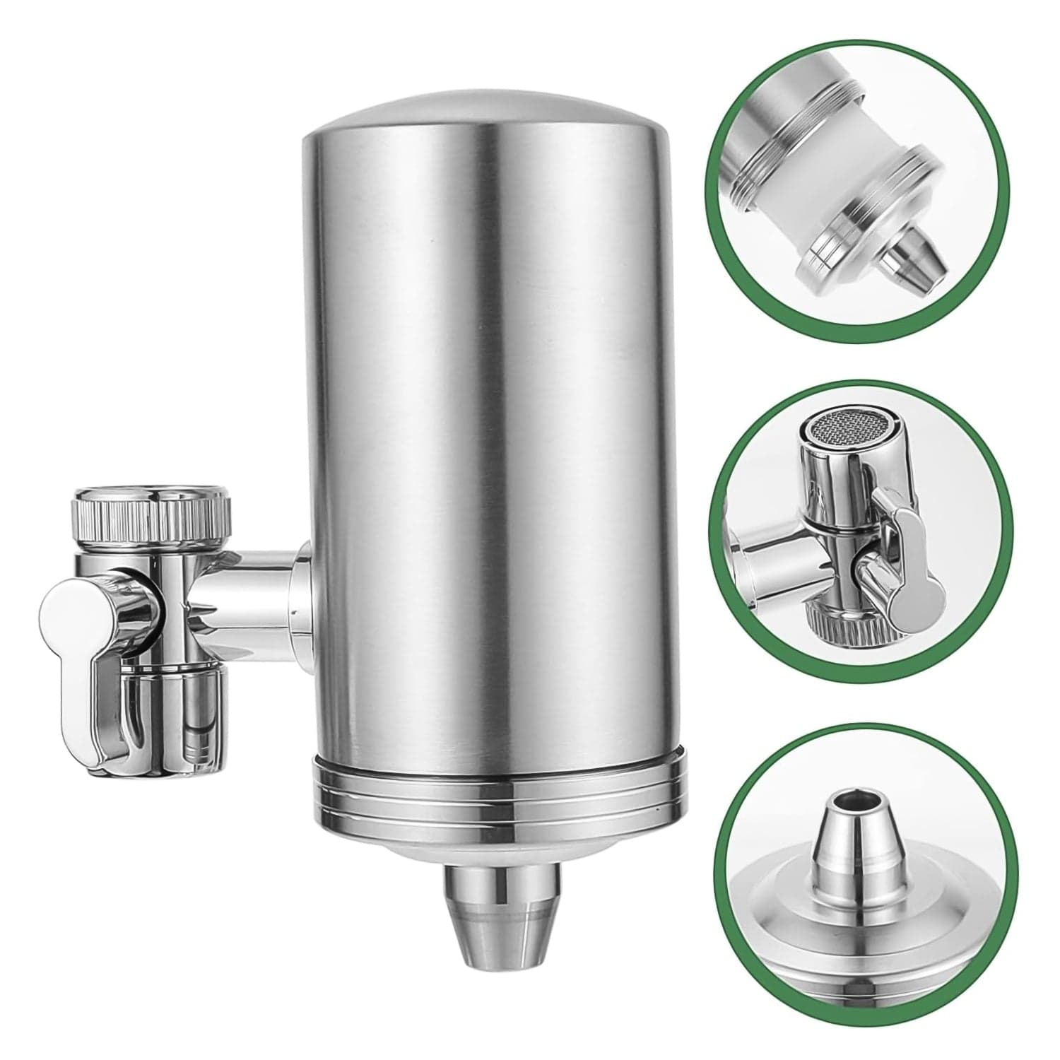 304 Stainless Steel Faucet Mount Water Filter, Water Purifier (1 Set) thumbnail 3