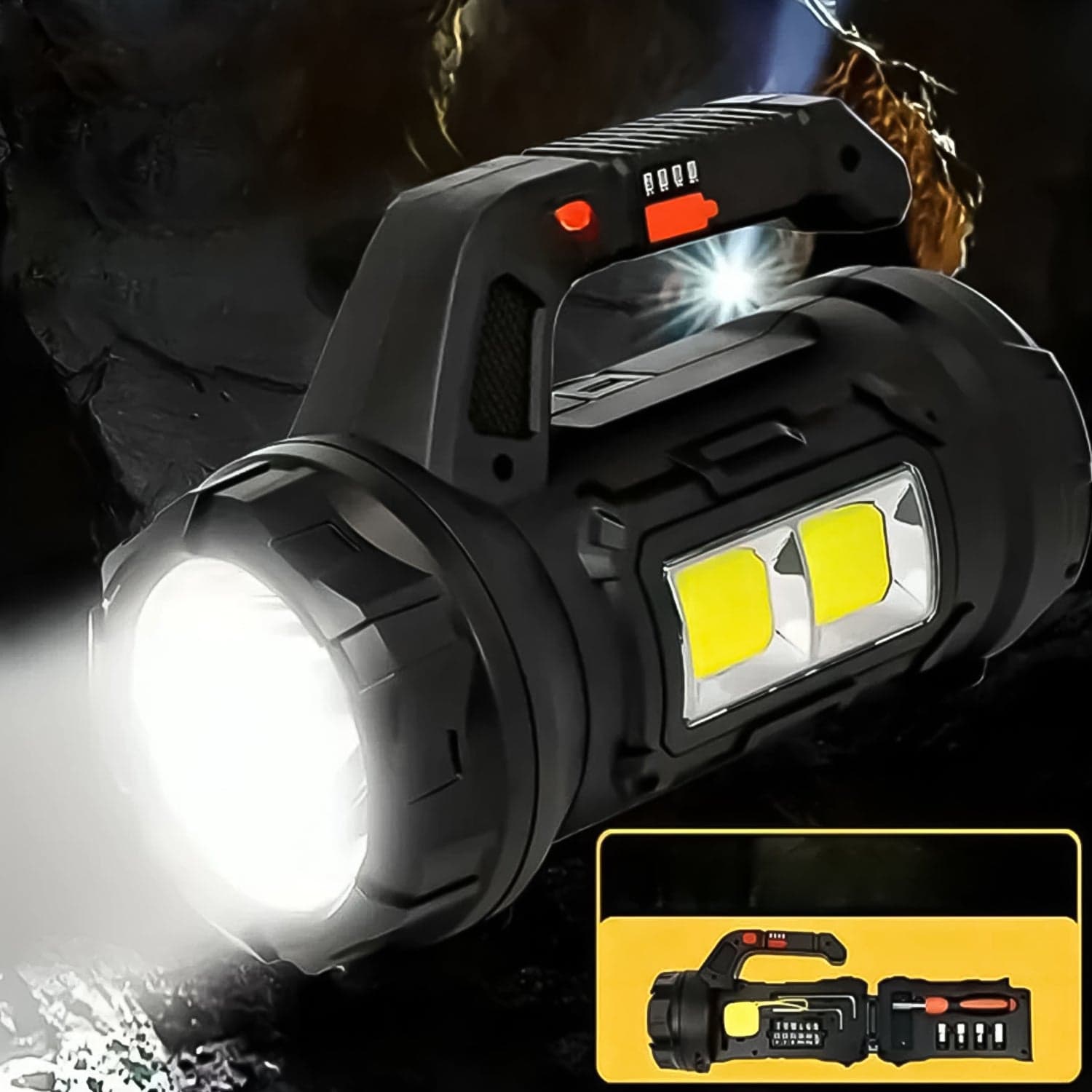 Multi Functional SOS Light With Tool Box, Torchlight (18 W) thumbnail 3
