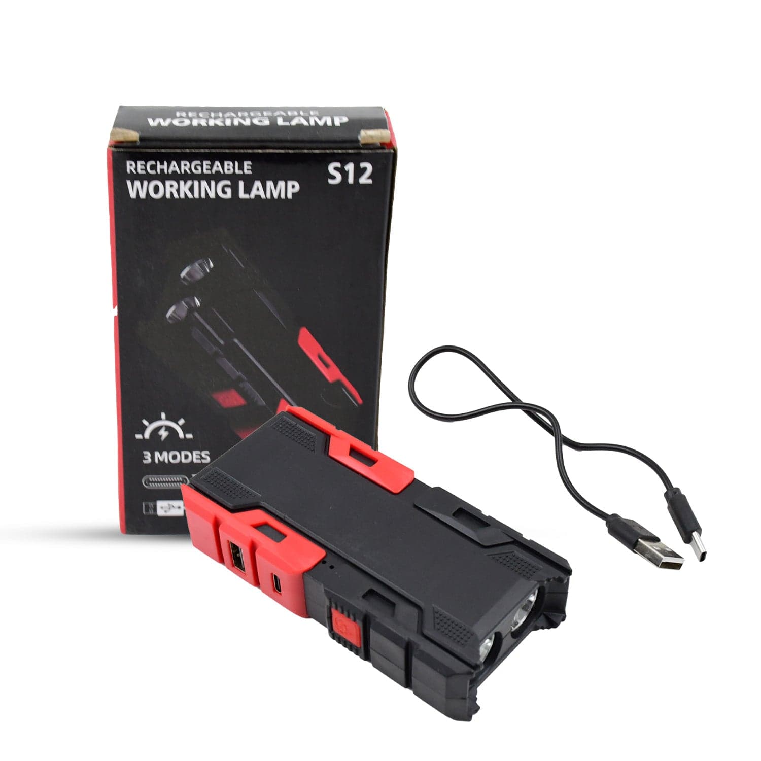 Rechargeable Mini LED Flashlight with Power Bank, 3 Modes (1 Pc) thumbnail 5