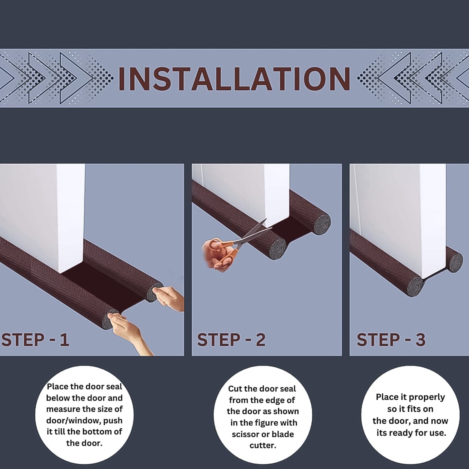 Door Draft Stopper, Twin Draft Stopper / Guard(36 Inch) thumbnail 3