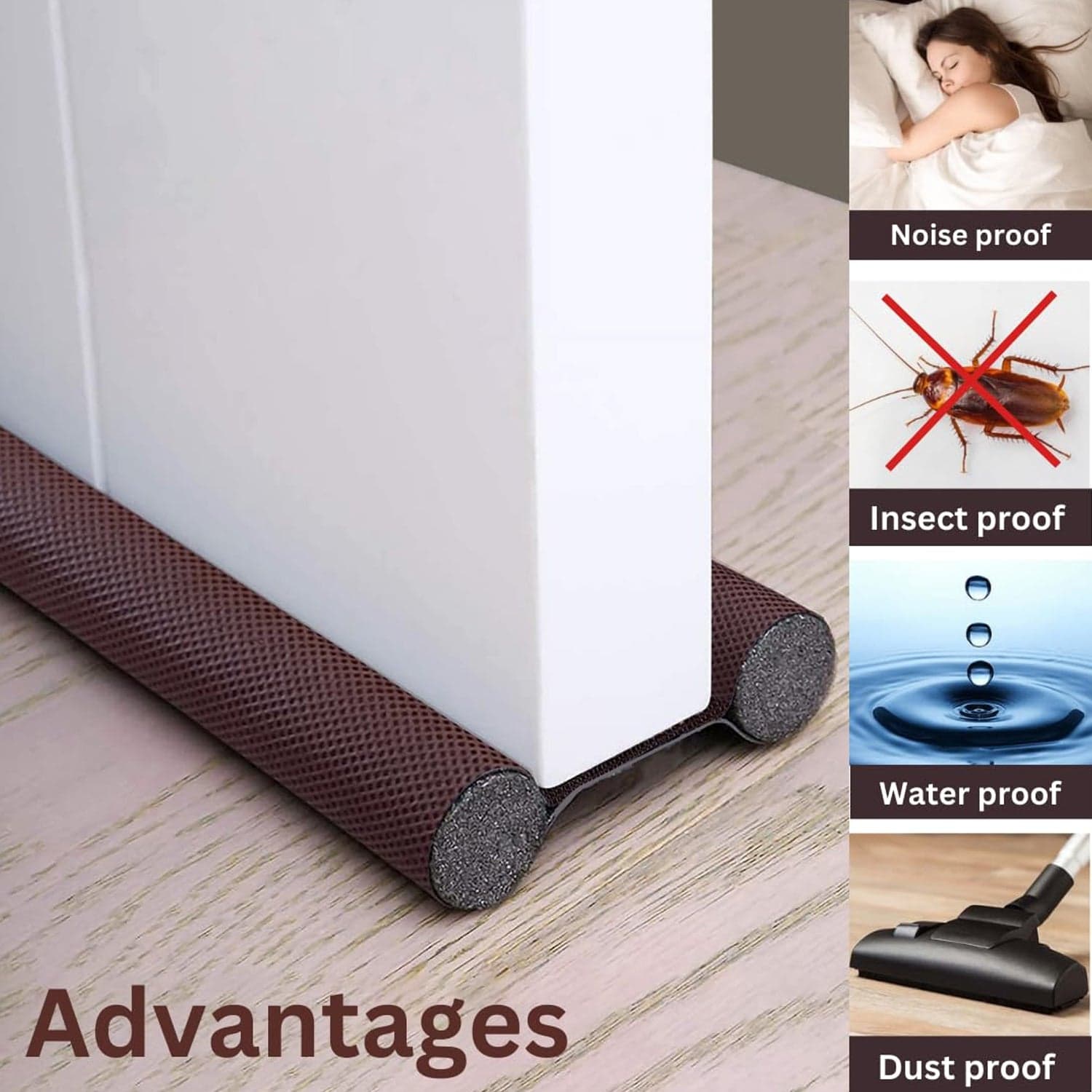 Door Draft Stopper, Twin Draft Stopper / Guard(36 Inch) thumbnail 5