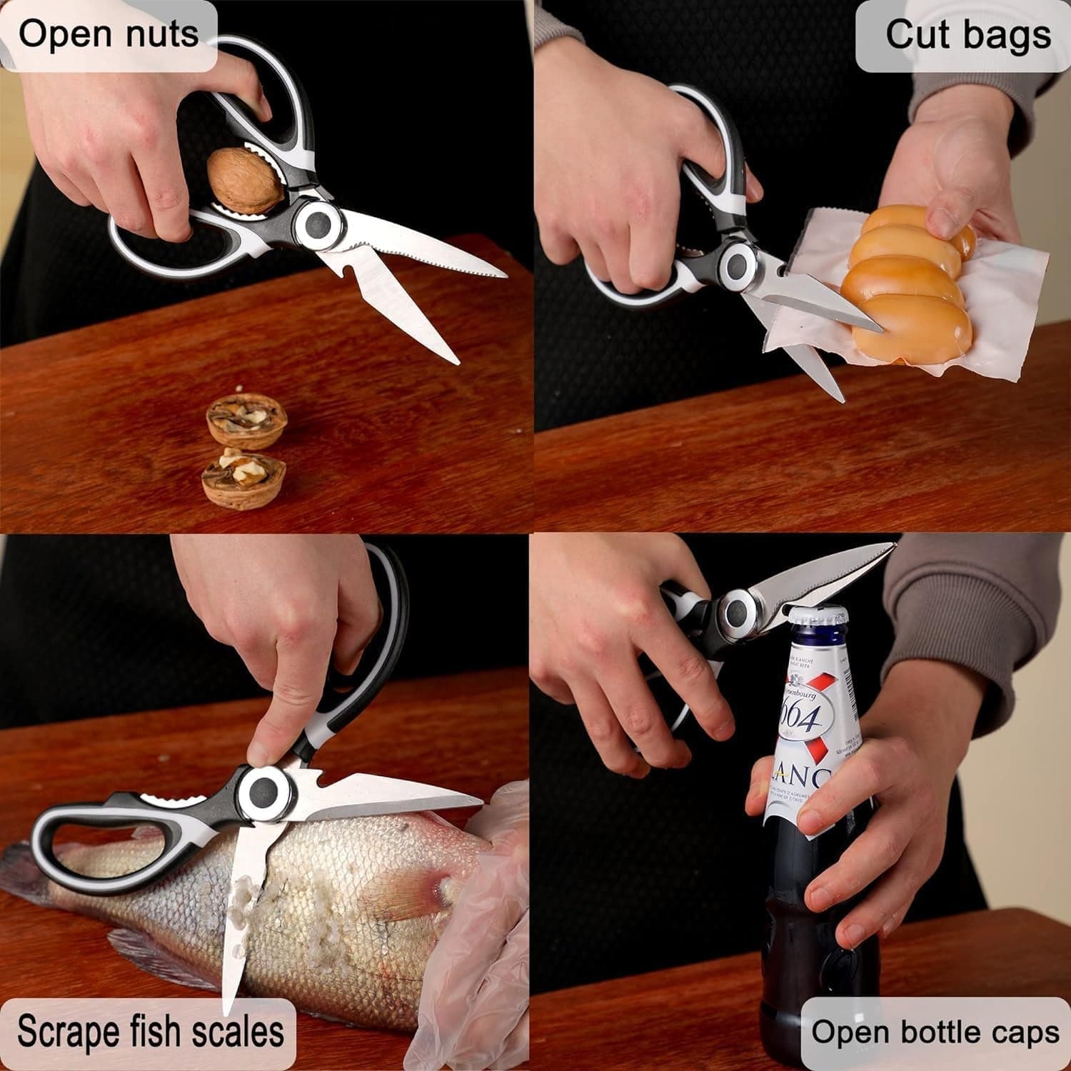 3 in 1 Kitchen Scissors the Sharp & Versatile for Home & Kitchen thumbnail 8