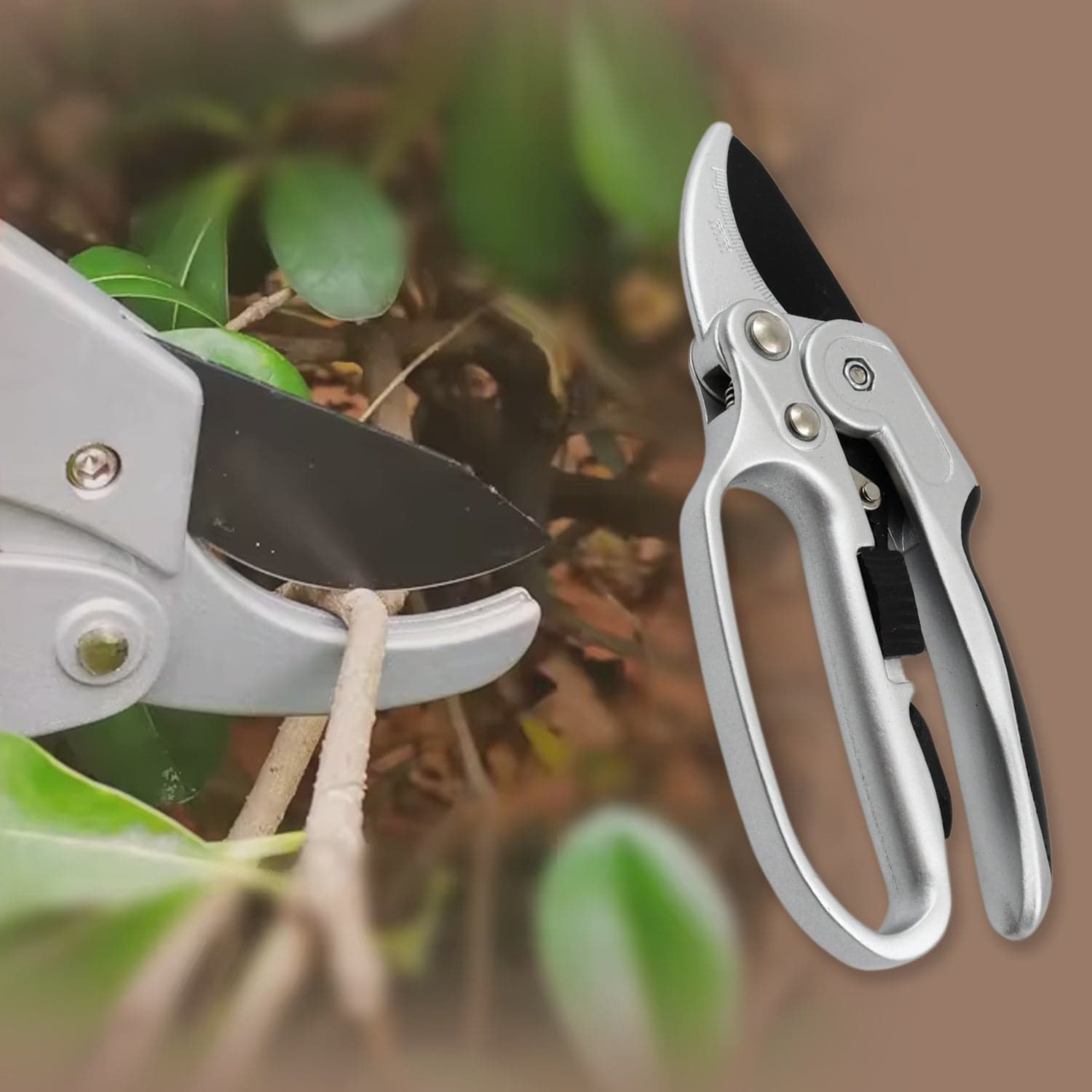 Pruning Shear Garden Shear Steel, Hand Shears, 20 Cm / 8 inch (1 Pc) thumbnail 3
