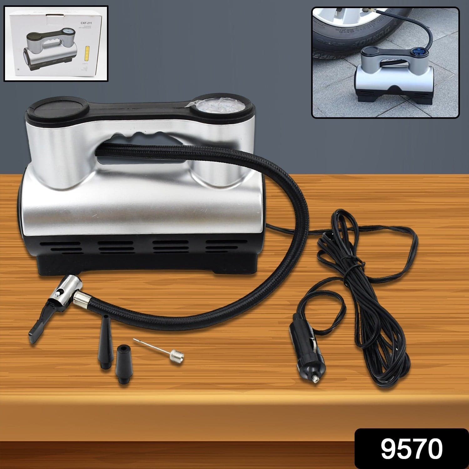Electric Air Pump / Compressor 12V (1 Pc) thumbnail 2