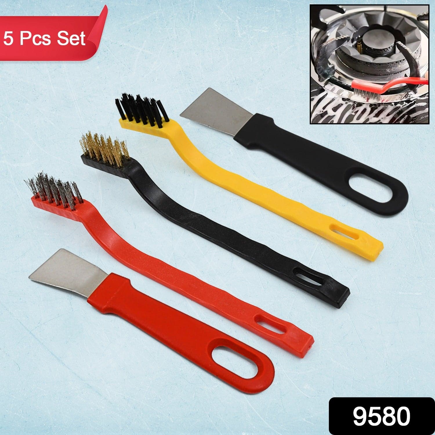 Wire Brush and Scraper Set (5 Pcs Set) thumbnail 2