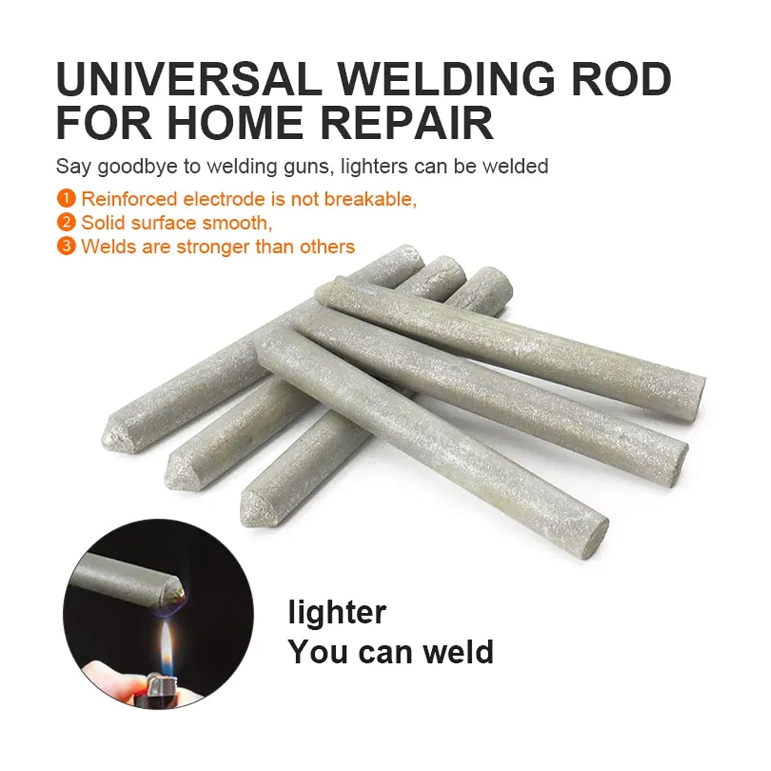 Low Temperature Universal Welding Rod, Aluminium Welding Rods (72 Pcs Set / Inside 3 Pcs Packet) thumbnail 4