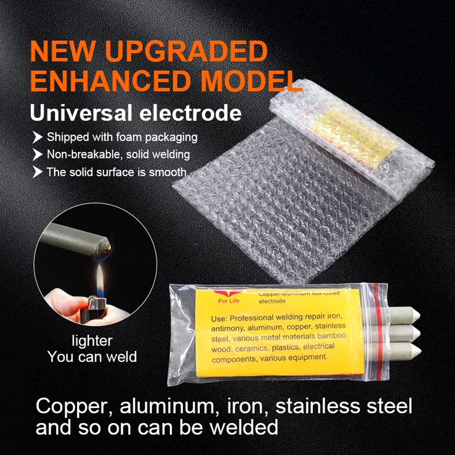 Low Temperature Universal Welding Rod, Aluminium Welding Rods (72 Pcs Set / Inside 3 Pcs Packet) thumbnail 7