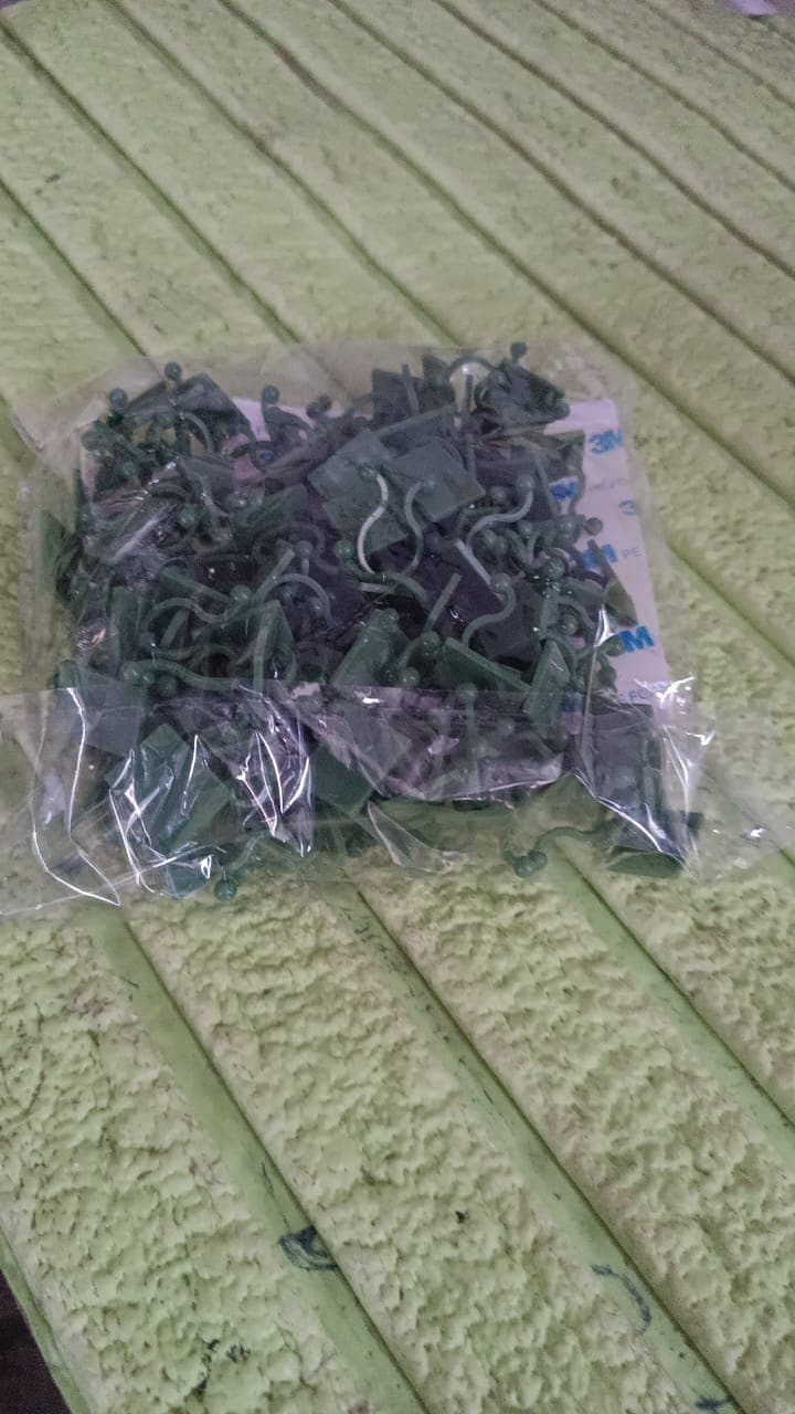 Plant Climbing Wall Fixture Clip Self-Adhesive Hook (100 Pcs Set) thumbnail 8