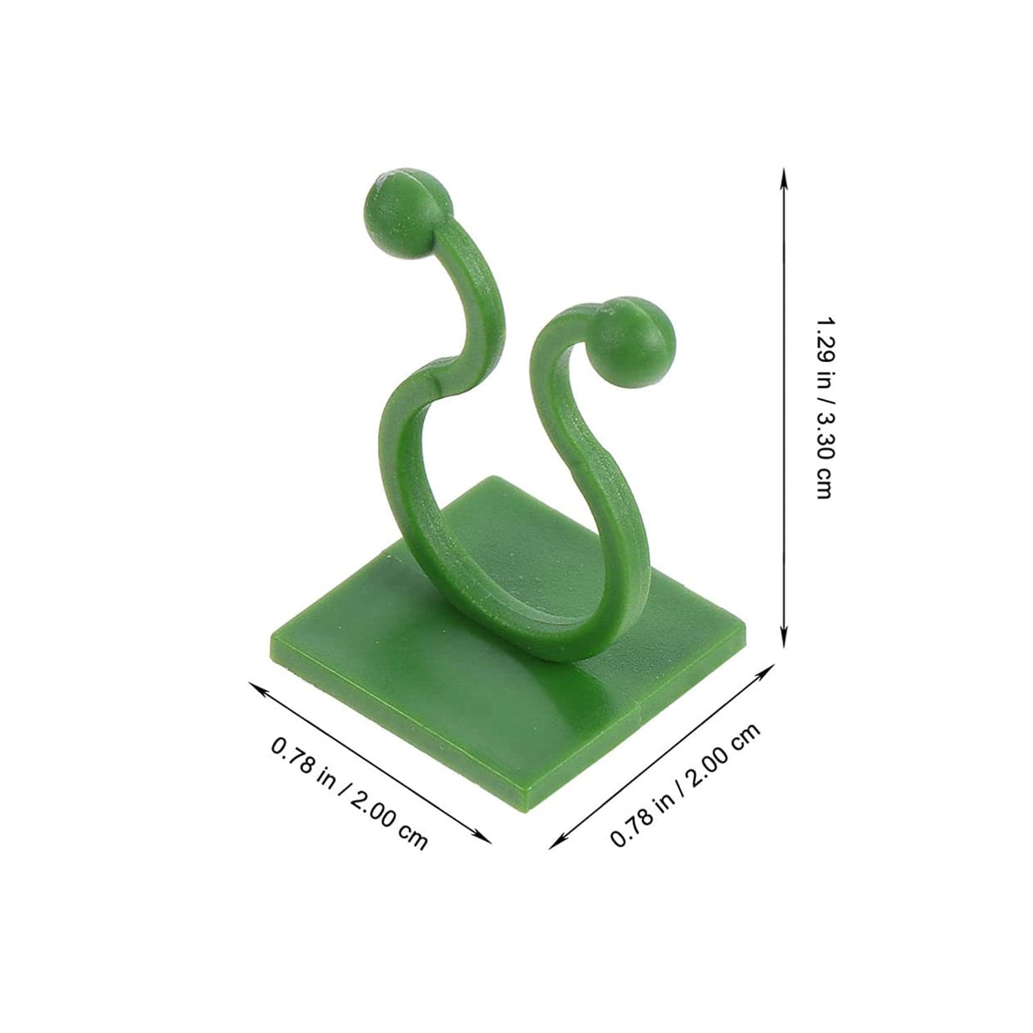 Plant Climbing Wall Fixture Clip Self-Adhesive Hook (40 Pcs Set / With plastic box) thumbnail 4