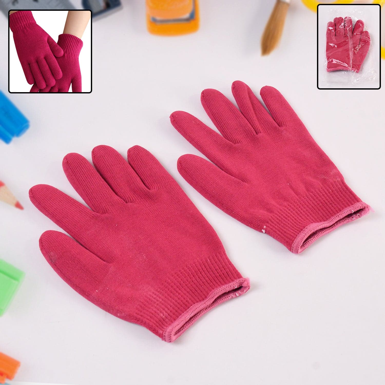 1 Pair Moisturizing Gloves Finger Moisture Gloves Soft Moisturizing Gloves for Dry thumbnail 7