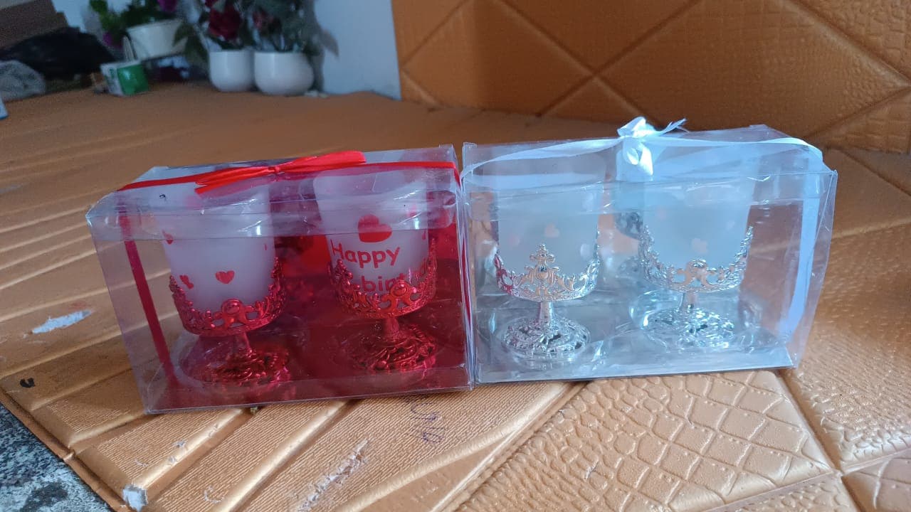 Tealight Holder Stylishly Shaped Candle Diya Stand thumbnail 7
