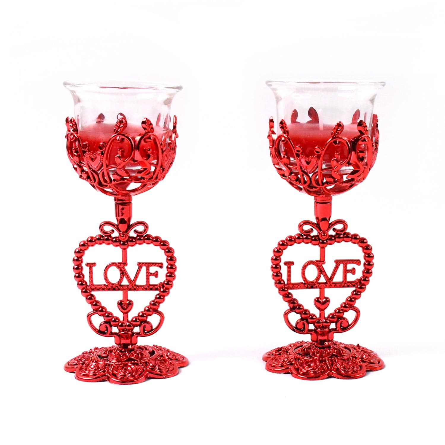 Tea Lights Holder Candle Stand, Diwali (2 Pc Set) thumbnail 5