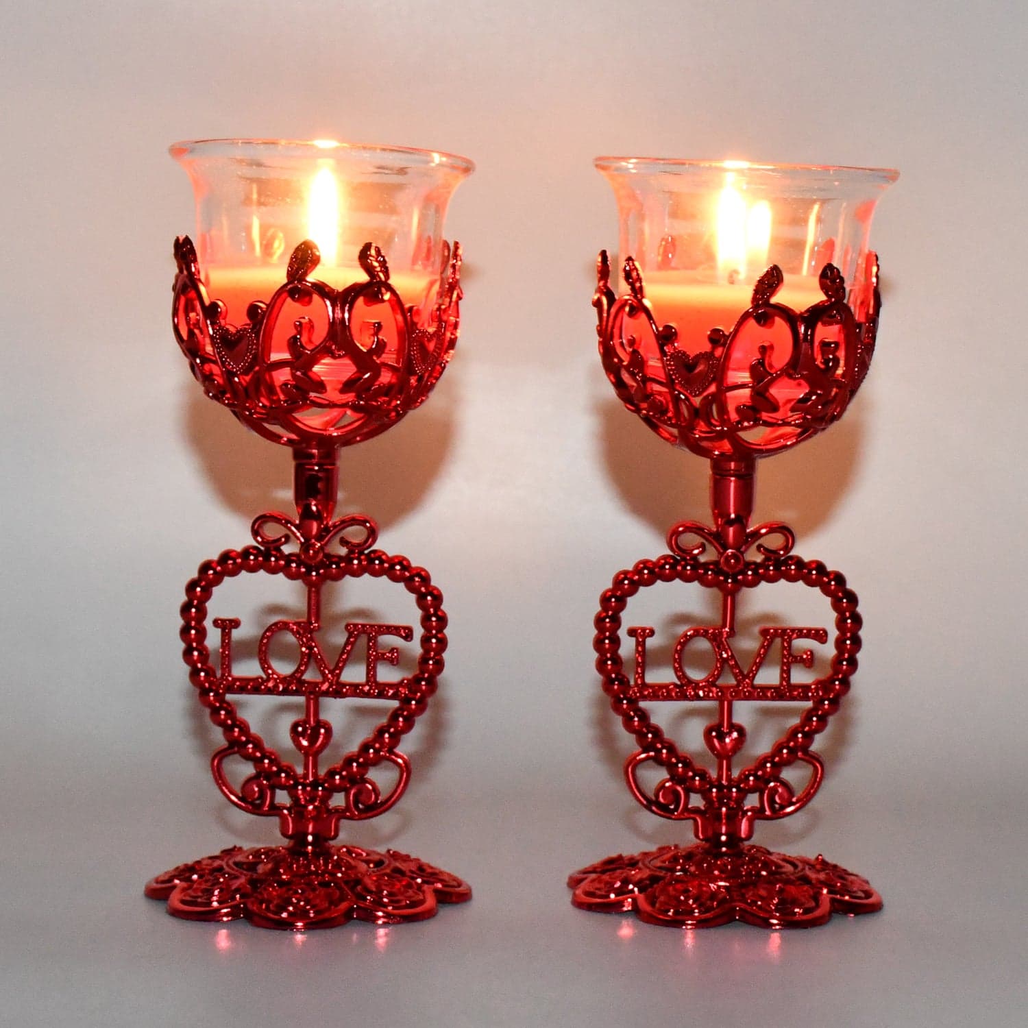 Tea Lights Holder Candle Stand, Diwali (2 Pc Set) thumbnail 7
