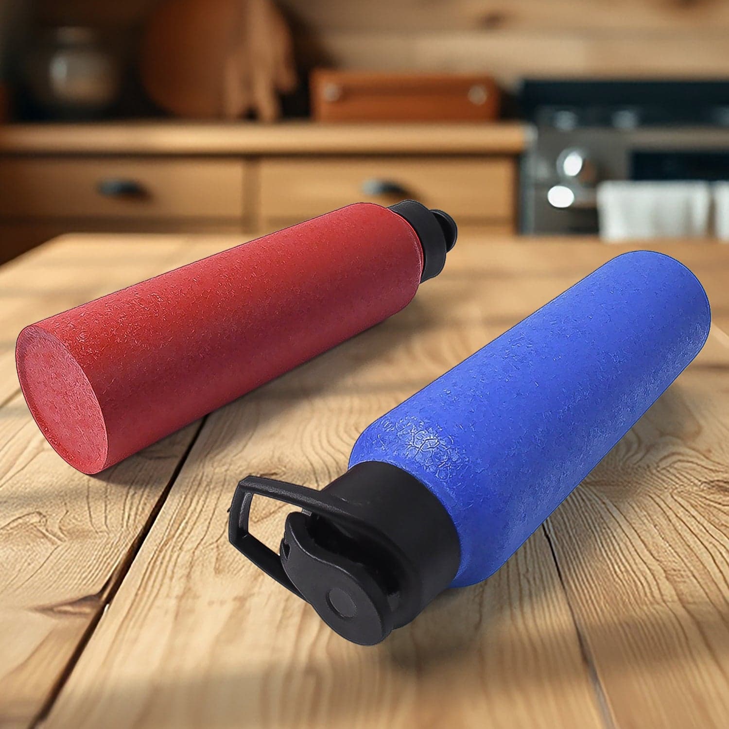 Stainless Steel Water Bottle, Fridge Water Bottle (1000ML / Mix Colour / 1 Pc) thumbnail 4