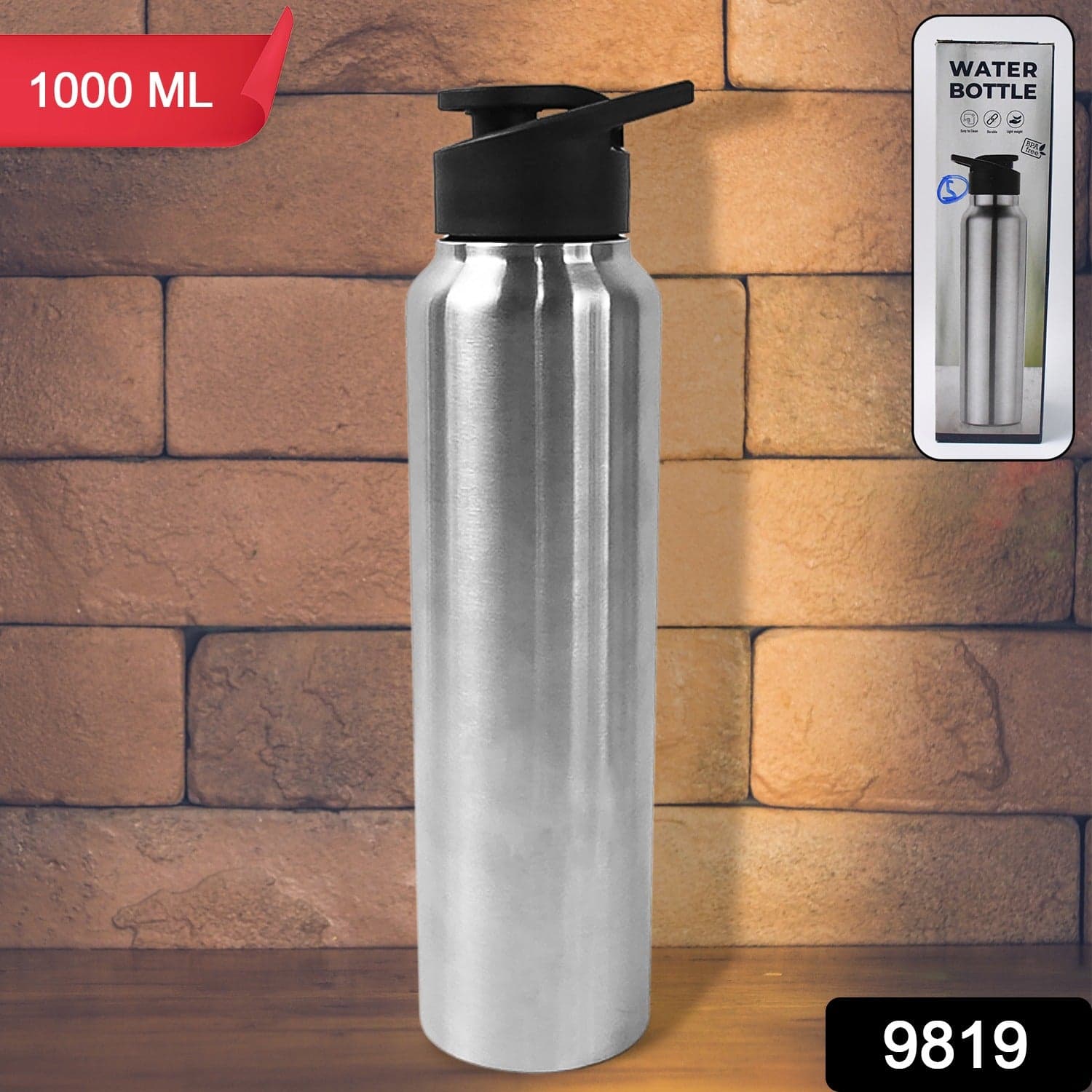 Stainless Steel Water Bottle (1000ML) thumbnail 2