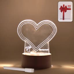 Creative Visualization Lamp 3D Acrylic Decorative Lamp With Pen