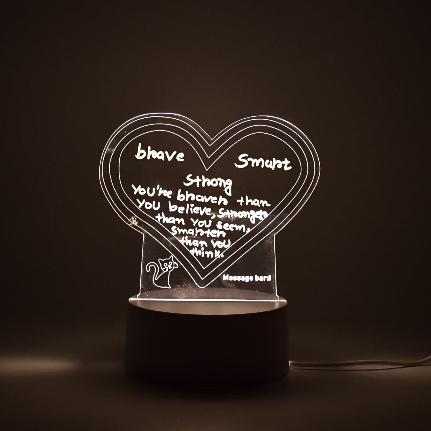 Creative Visualization Lamp 3D Acrylic Decorative Lamp With Pen thumbnail 6