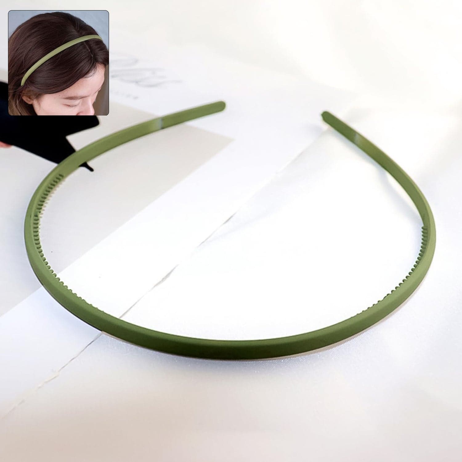 Plastic Simple Headbands Comb Headbands Hairbands (1 Pc), Hair accessories thumbnail 1