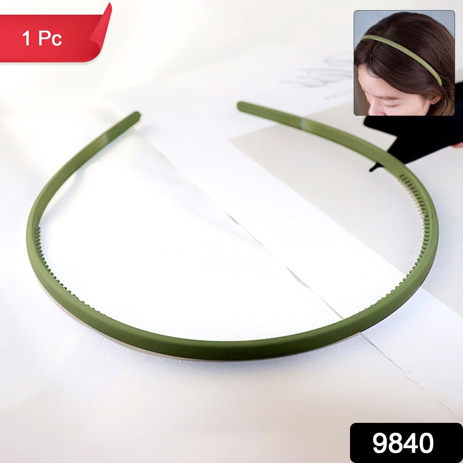 Plastic Simple Headbands Comb Headbands Hairbands (1 Pc), Hair accessories thumbnail 2