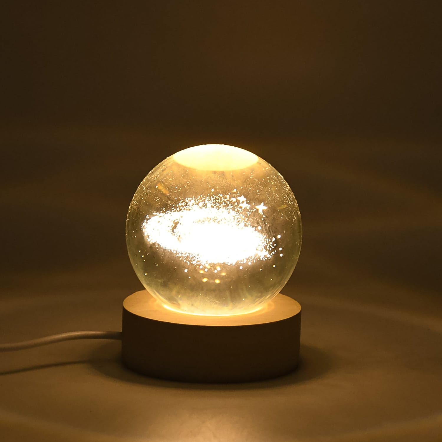 3D Crystal Ball lamps With Base (1 Pc) thumbnail 4