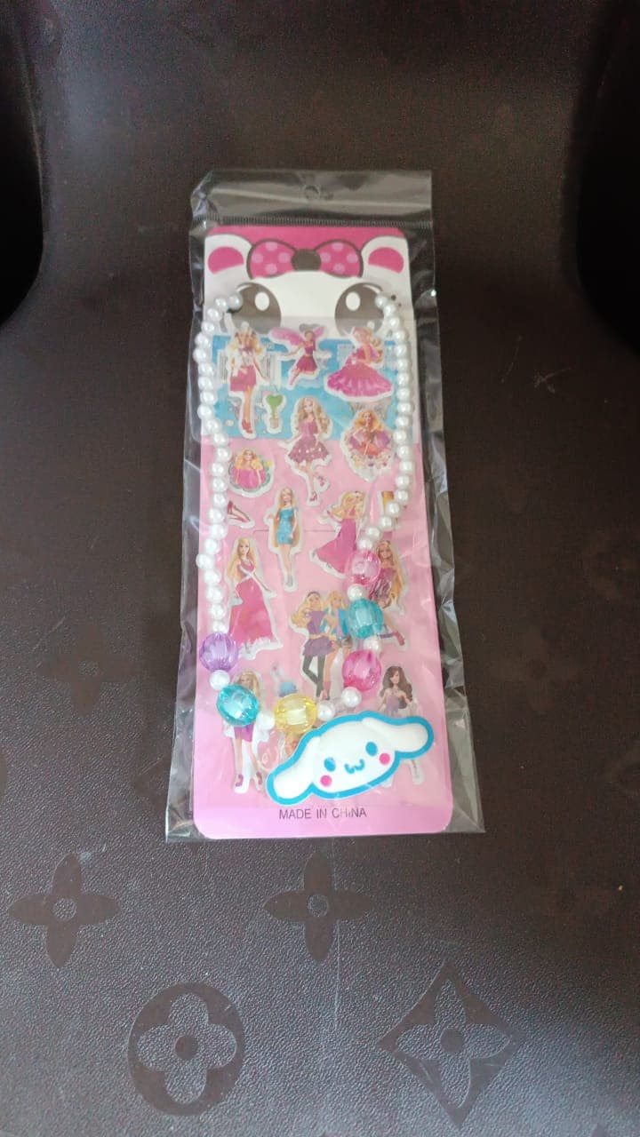 Self Adhesive Stickers Mix Design Kids Beaded Necklace (1 Set) thumbnail 7