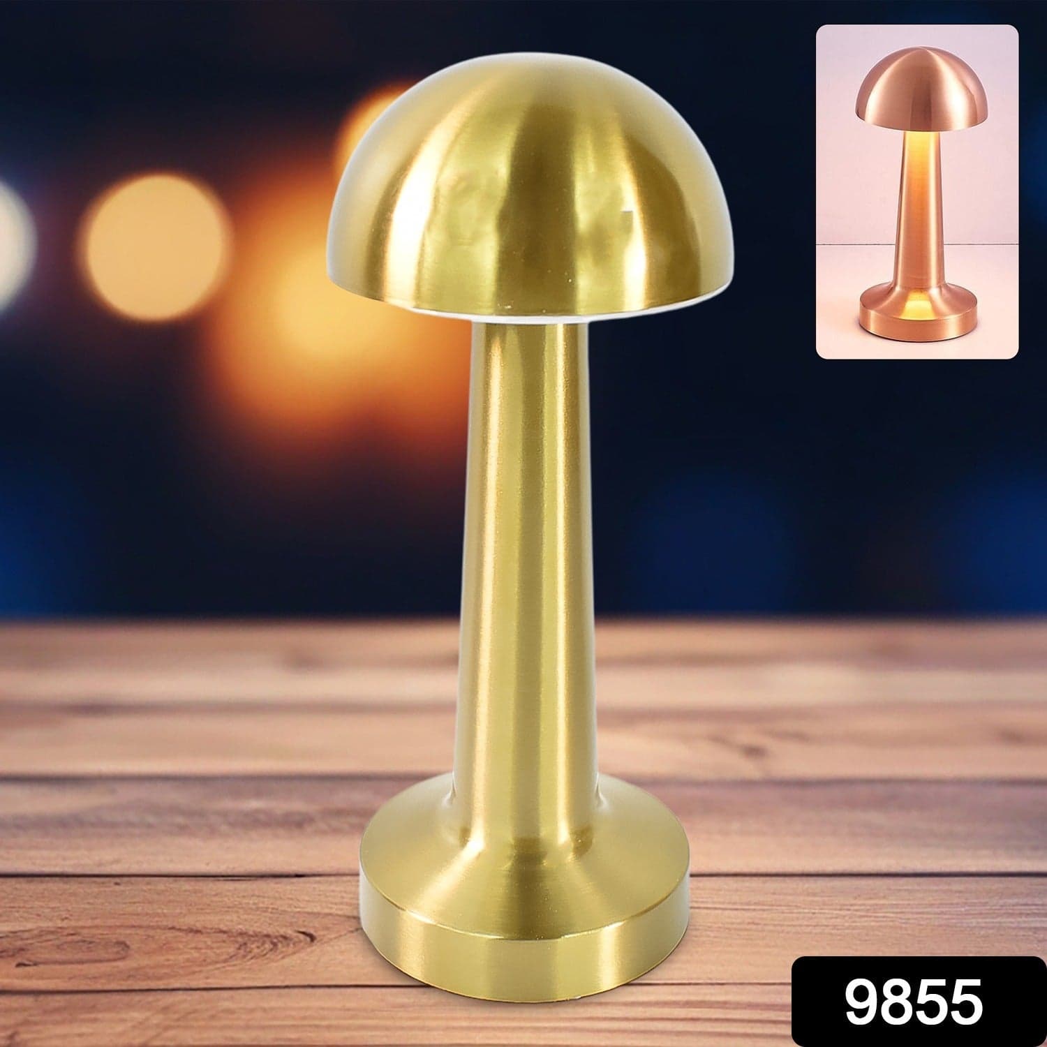 LED Lamp with Touch Control | Decorative Desk Lamp, Portable Metal LED Table Lamp thumbnail 2