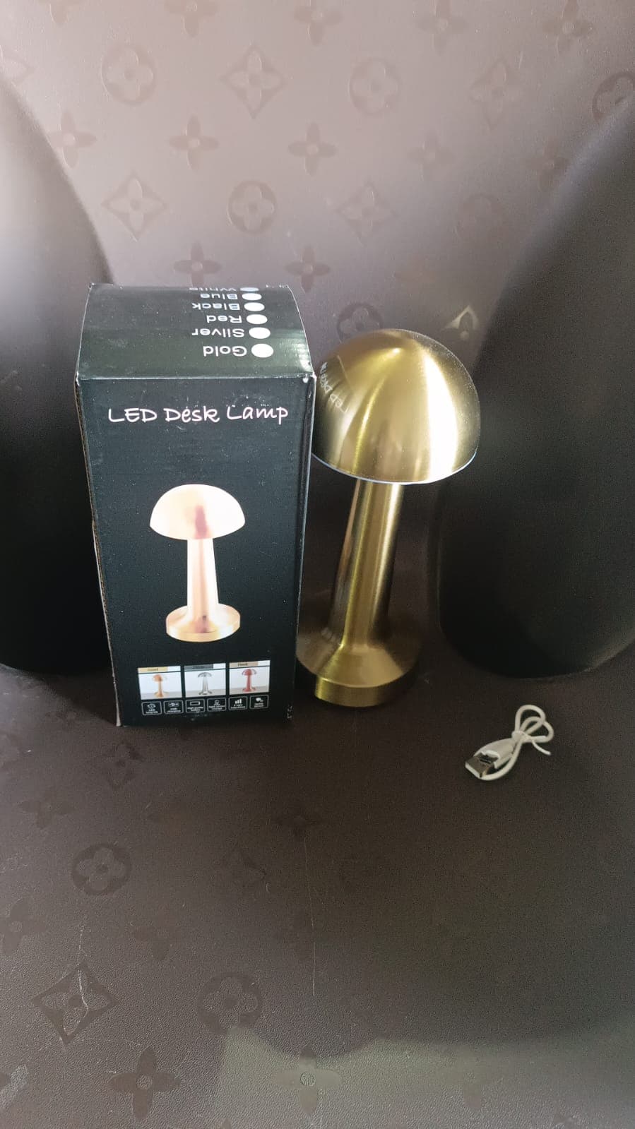 LED Lamp with Touch Control | Decorative Desk Lamp, Portable Metal LED Table Lamp thumbnail 7