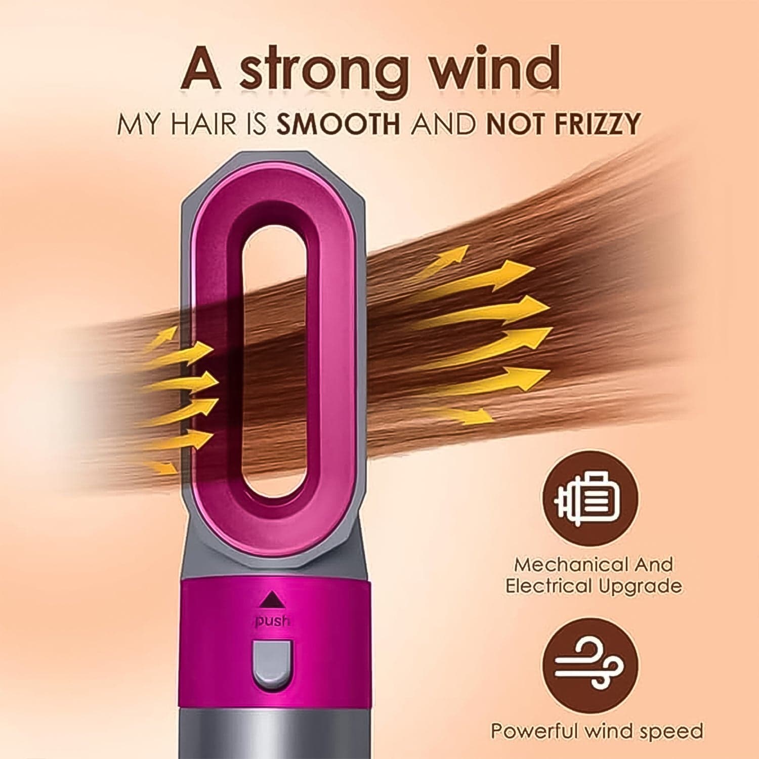 5 In 1 Hair Dryer Brush, Multifunctional Hot Air Styler Hair Tools thumbnail 5