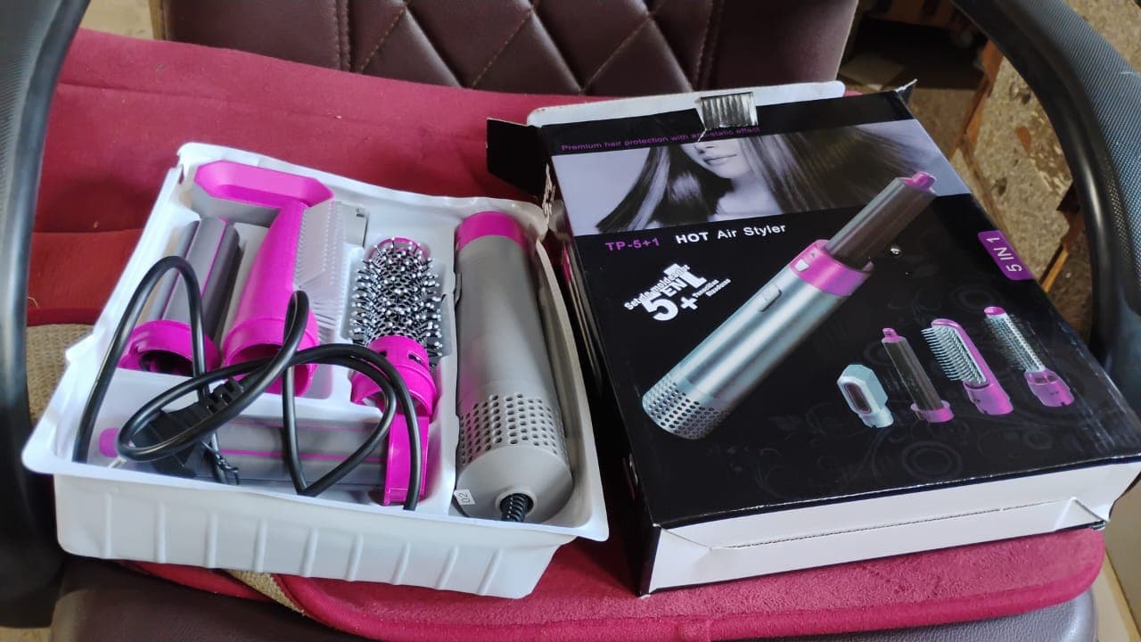 5 In 1 Hair Dryer Brush, Multifunctional Hot Air Styler Hair Tools thumbnail 8