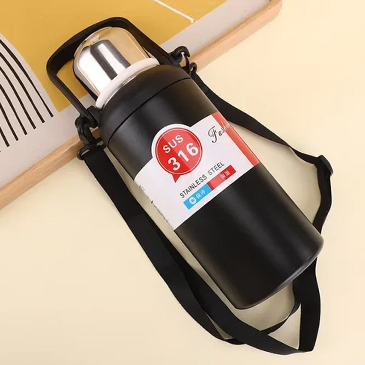 Stainless Steel Airtight Insulated Thermos Bottle (1200Ml Approx) thumbnail 3