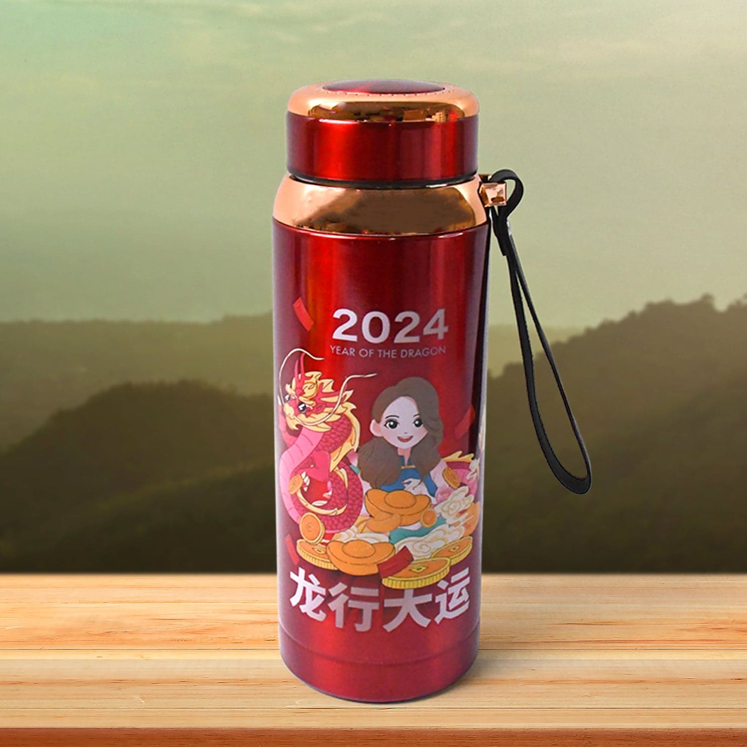 Printed Vacuum Insulated Water Bottle (1pc / 800 ML) thumbnail 1