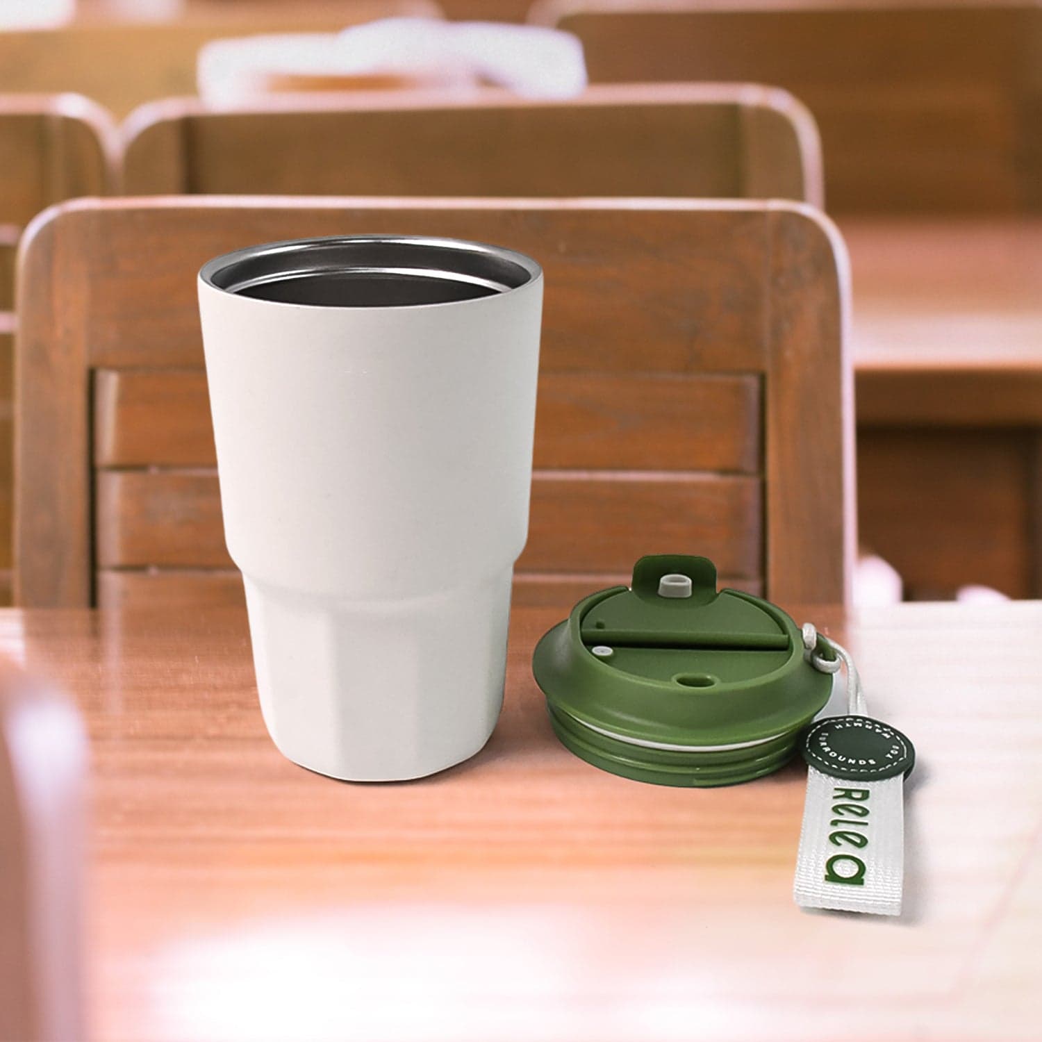 Thermos Cup Stainless Steel Cold Coffee Cup (460Ml Approx) thumbnail 4