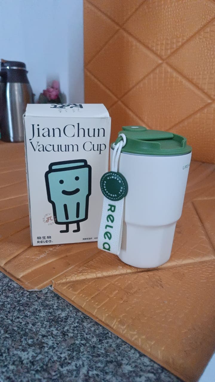 Thermos Cup Stainless Steel Cold Coffee Cup (460Ml Approx) thumbnail 7